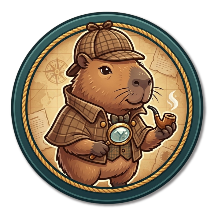 Logo Capivara Detetive